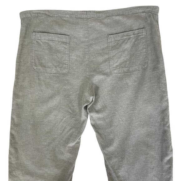 Outdoor Research Hemp Coralie Pants Roll Up Pull On Drawstring Sz 6 Sustainable - Picture 5 of 12